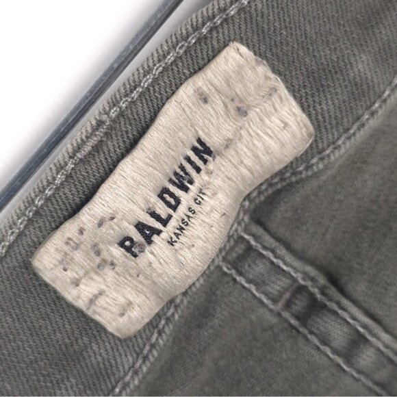 BLADWIN KANSAS CITY HENLY VERDANT Jeans MidRise USA🇺🇸MADE 101000VERT Size 28 - Picture 3 of 13